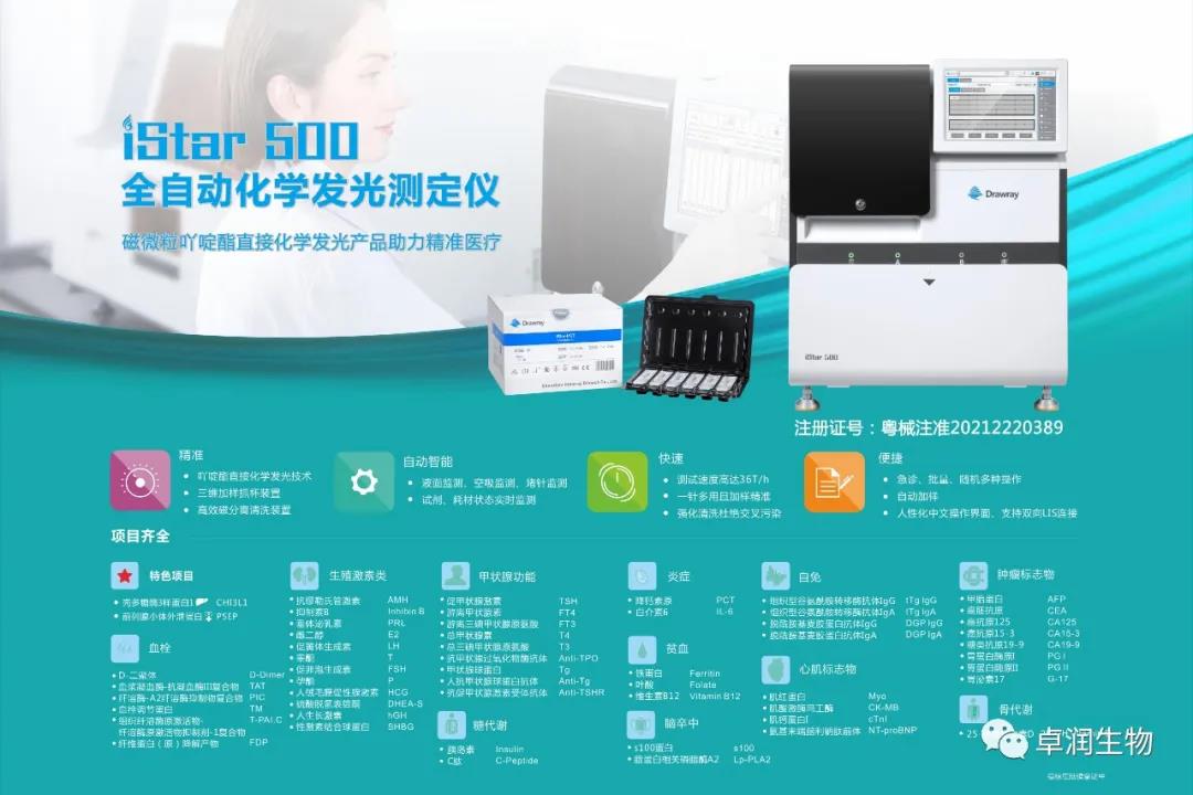 pp电子生物iStar 500仪器及部分配套试剂分别获得注册证！